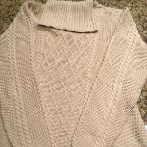 Jeanne Pierre women’s cotton mock turtle neck sweater